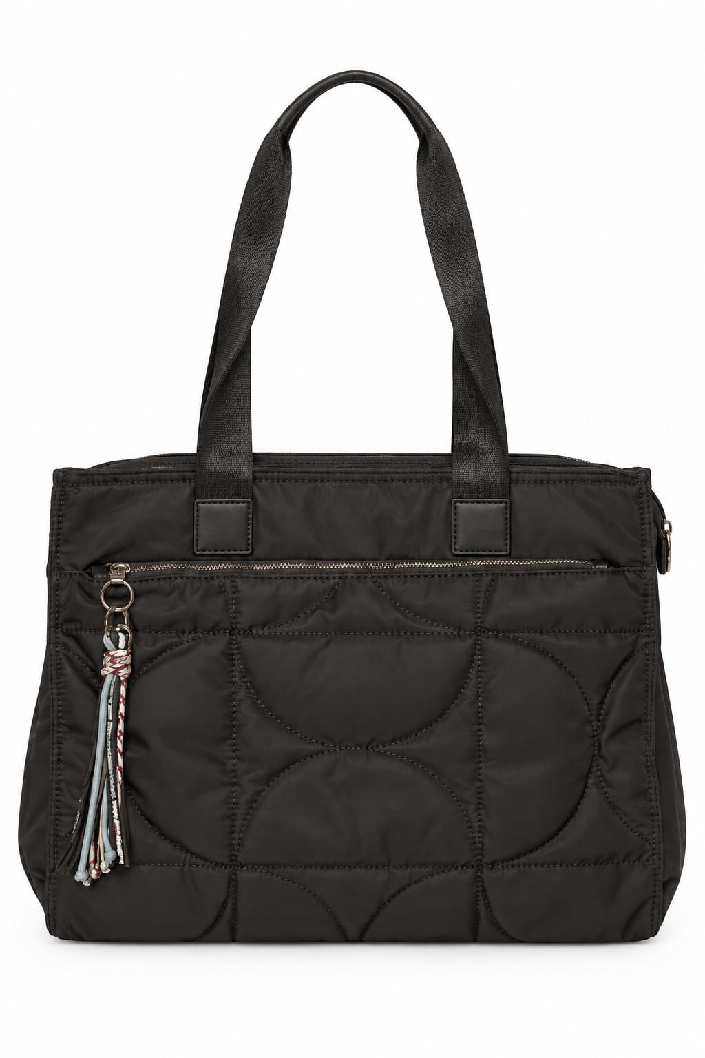 Bolso acolchado negro, foto de producto de frente 1