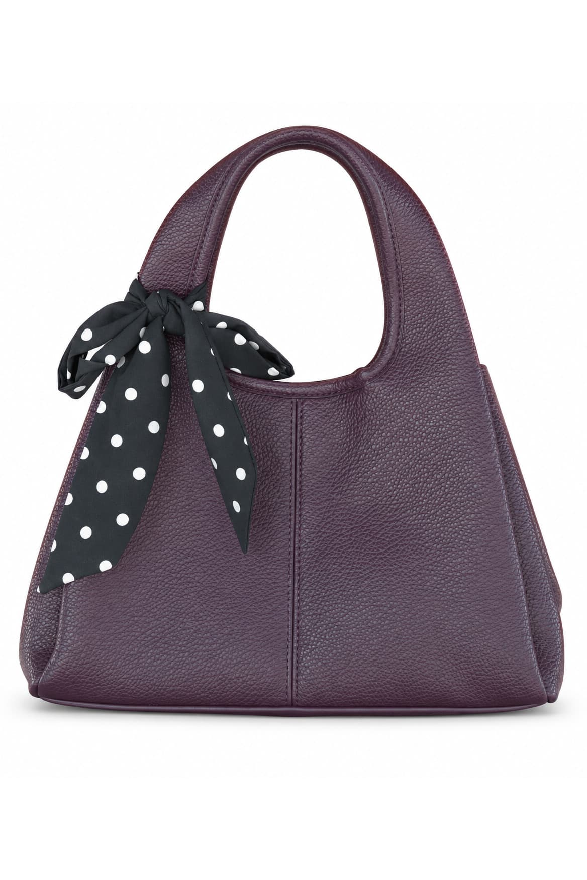 Bolso con lazo granate, foto de producto de frente 1