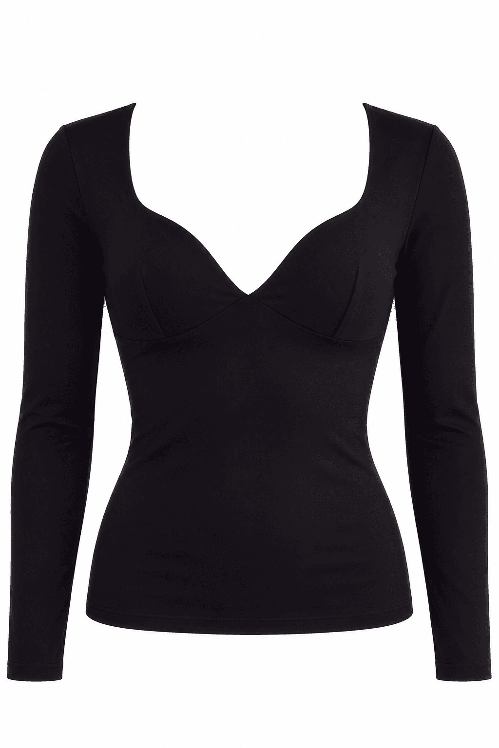 Camiseta escote corazón, foto de producto de frente 1