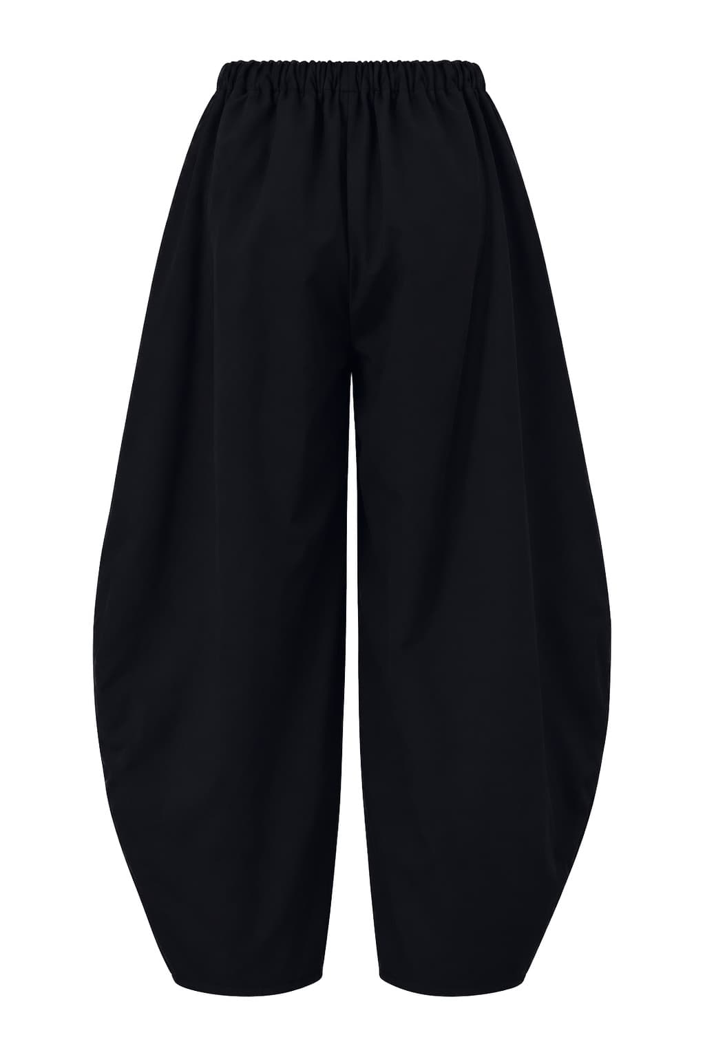 Pantalón nudo Negro, foto de producto de espalda 1