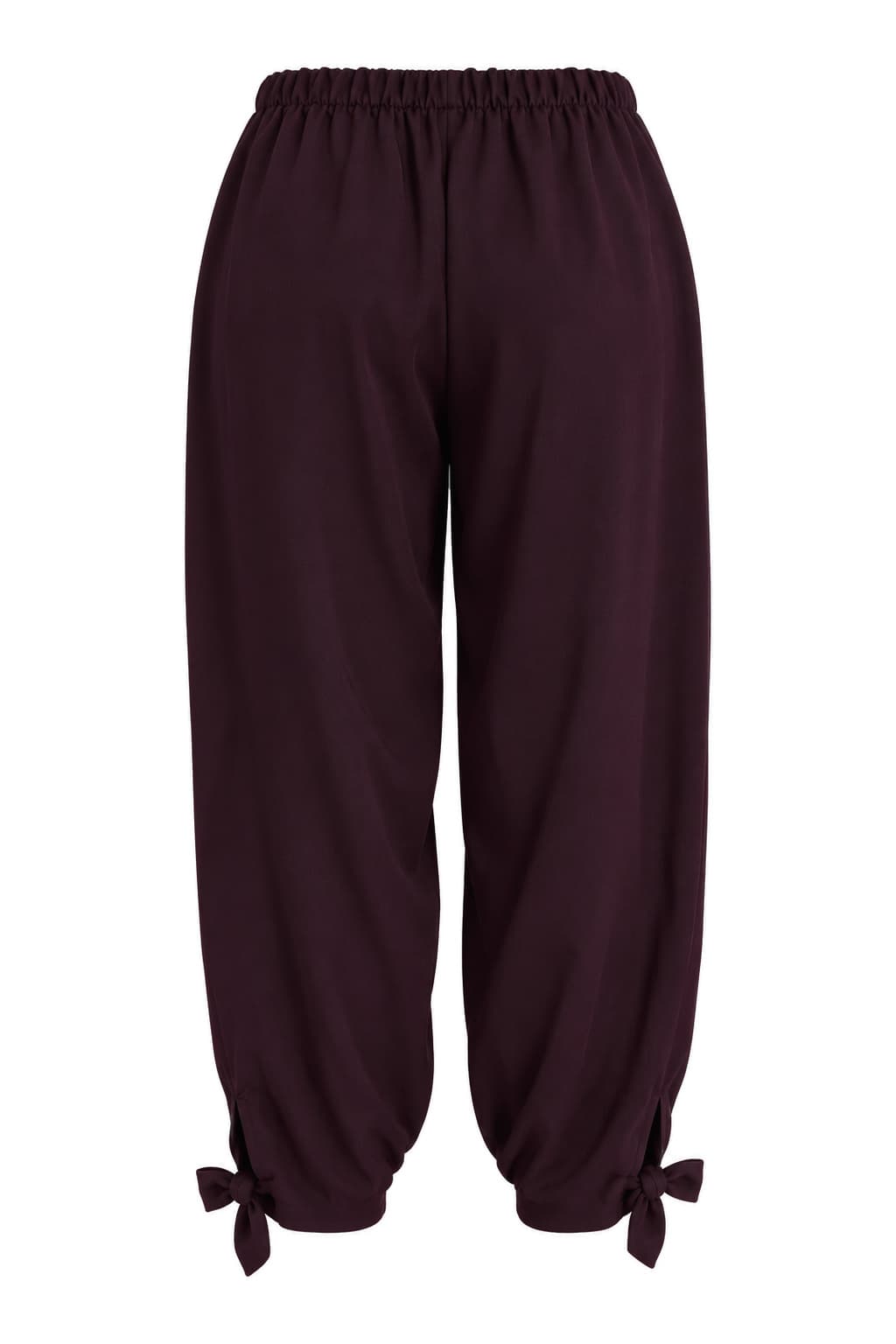 Pantalón lazo Granate, foto de producto de espalda 1