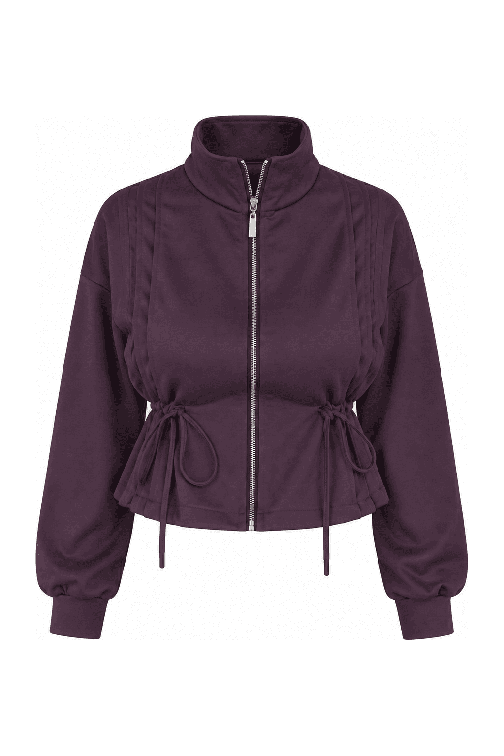 Conjunto con cremallera Granate, chaqueta, foto de producto de frente