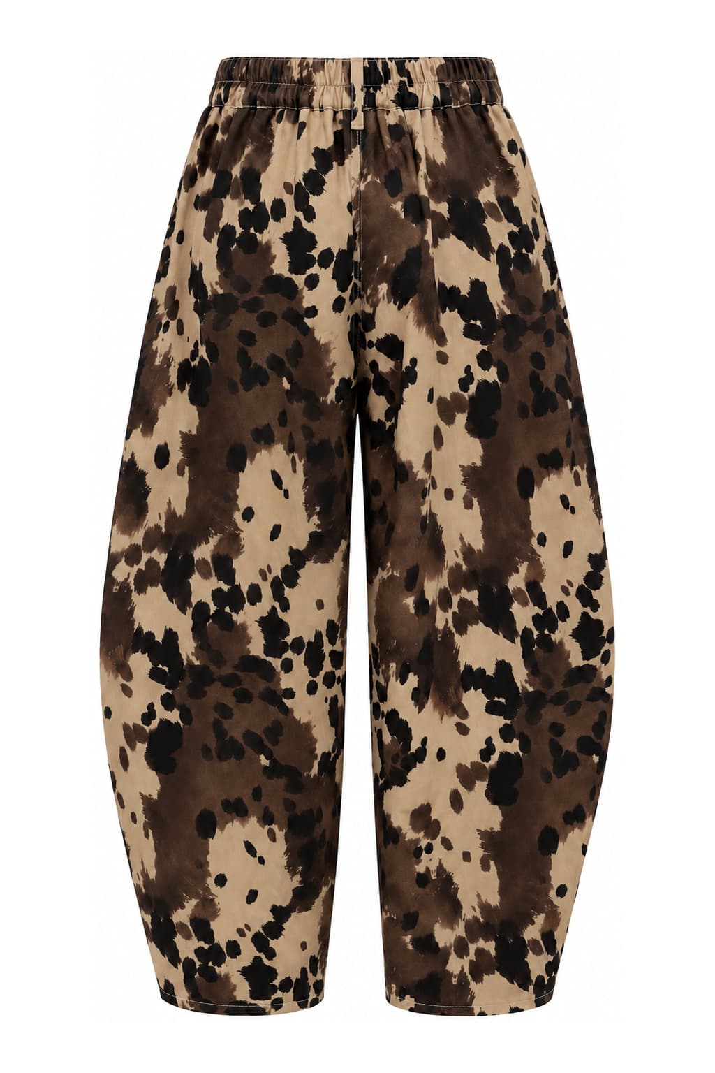 Pantalón animal print marrón, foto de producto de espalda 1