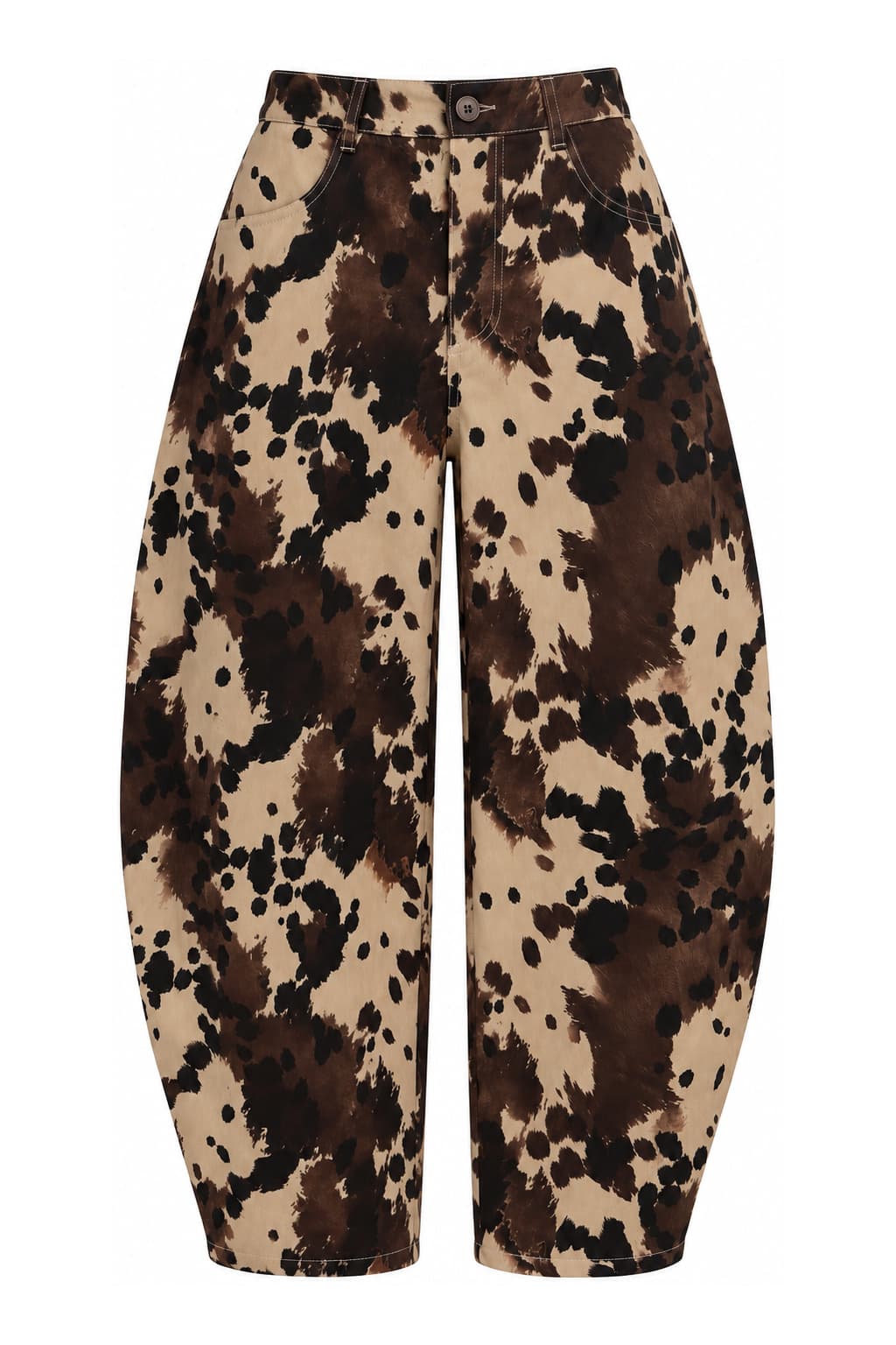 Pantalón animal print marrón, foto de producto de frente 1